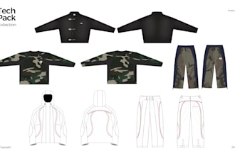 design tech pack for your clothing brand