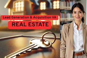 be your real estate acquisition and lead generation VA