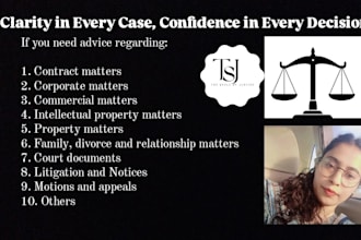 be your lawyer and help with legal documents