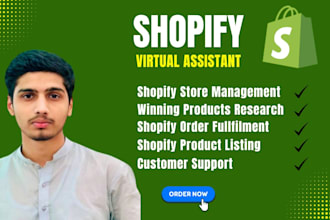 be your shopify virtual assistant