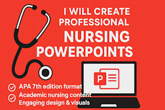 create professional nursing powerpoints for pmhnp, fnp, dnp