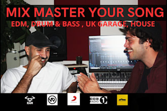 mix master your electronic, drum and bass, house track
