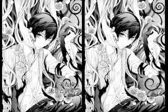 clean and redraw manga and doujinshi pages for you