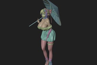 make 3d high model for printable