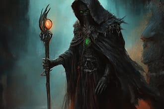 do a horror and fantasy horror character art
