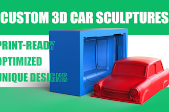 create custom 3d car models for 3d printing
