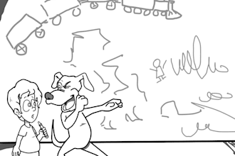 draw a digital editorial political cartoon