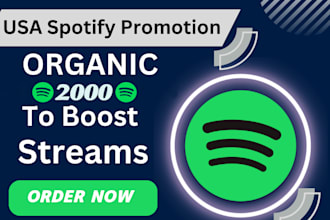 do organic spotify music streams to your track from us targeted audience