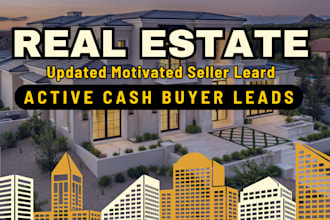 generate high quality real estate motivated seller leads