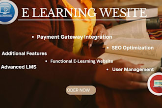e learning website online course website, learn dash, build learning management