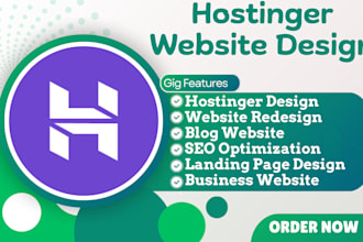 do hostinger business website design, hostinger redesign, wordpress blog design