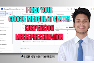 fix google merchant center suspension misrepresentation for shopping ads, gtin