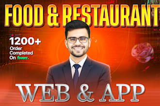 do restaurant website,food delivery app,multivendor marketplace with ai chatbot