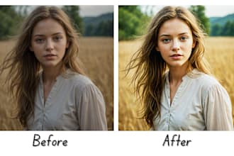 fix blurry photos, do retouching, editing, and enhancing