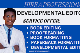 be developmental book editor ebook ghostwriter proofreading ebook formatting