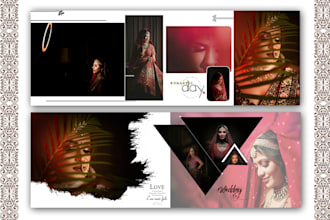 do modern wedding and photobook design