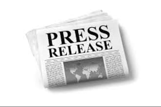 write a press release and do press release distribution