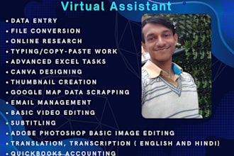 do simple tasks as your professional virtual assistant