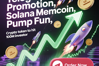 solana meme coin promotion, meme coin marketing, telegram crypto promotion, mcp
