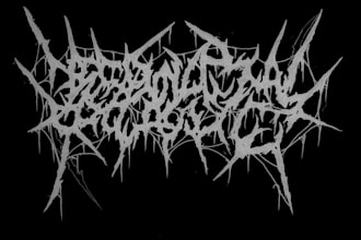 create a one of a kind grind core logo