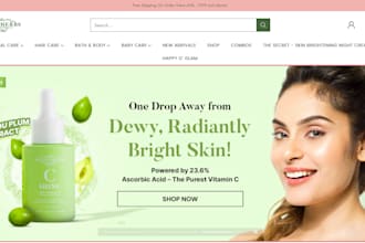 design hot skin care website skincare shopify store baby k beauty skincare store