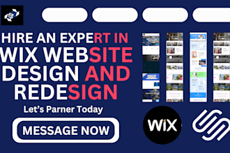 wix website redesign wix website design wix studio website wix booking wix site