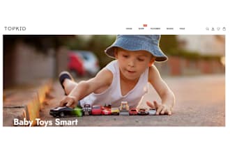 design baby shopify store baby product kids clothing store baby clothing website