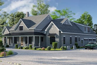 design exterior 3d modeling rendering and animation