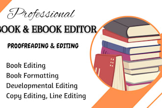 be proofread, edit, format self help book non fiction book editor for amazon KDP