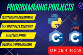 write code,cscripts in python java c cpp sql, programming projects