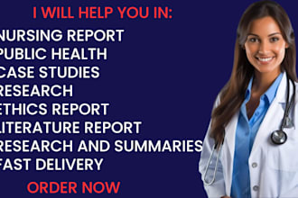 write nursing, healthcare, public health, medical, and informatics content