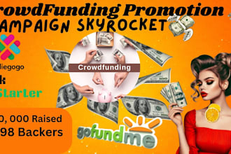 drive your crowdfunding kickstart, indiegogo, gofundme to success