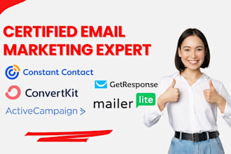 create constant contact, convertkit, active campaign, aweber email