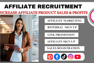 do affiliate recruitment affiliate link promotion to get more affiliate sign up