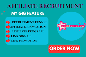 do affiliate recruitment affiliate link promotion to get more affiliate sign up