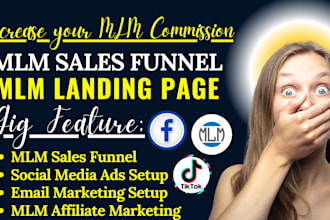 do mlm sales funnel, mlm landing page, network marketing, mlm leads promotion