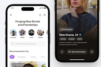 develop secure dating app development, matchmaking app, video chat app