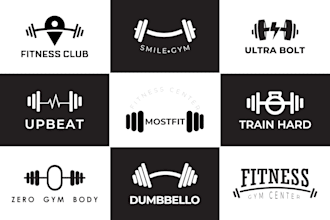 do fitness sports health modern clothing creative streetwear wellness gym logo