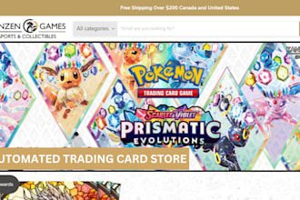 design trading card shopify store trading card pokemon game card store tcg store