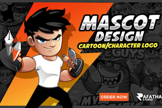 design a mascot or cartoon logo for your business