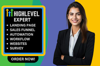 gohighlevel landing page sales funnel ghl expert