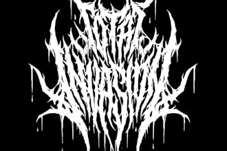 do a metal,hardcore,heavy metal, black metal band logo