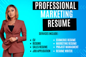 write ats marketing accounting ecommerce management digital marketing resume cv