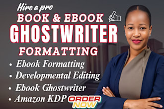 do book and ebook writing non fiction ghostwriter book writer ghost book writer