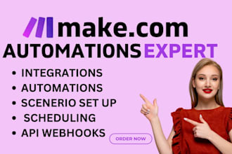 create make com automation make com scenario with make com and zapier