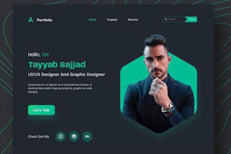design personal website, portfolio website, web design, responsive website