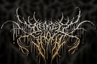 design black metal logo for your band