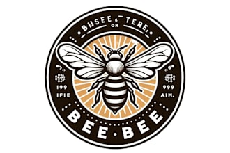 design coco bees kitchen and cooking club logo in 1 day