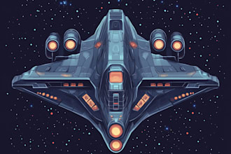 create sci fi illustrations