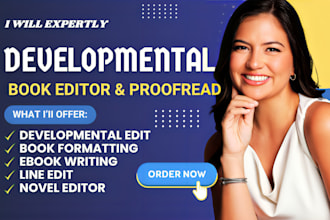developmental edit for your novel, fiction novel, proofread, line edit